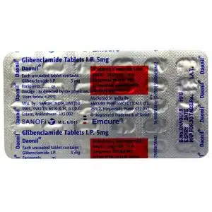 Daonil 5 mg (Glibenclamide )